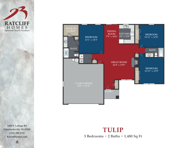 Tulip Ratcliff Homes Custom Home Builders